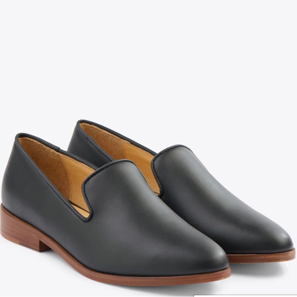 Nisolo Women’s Everyday Slip On Loafer Black Size 7.5